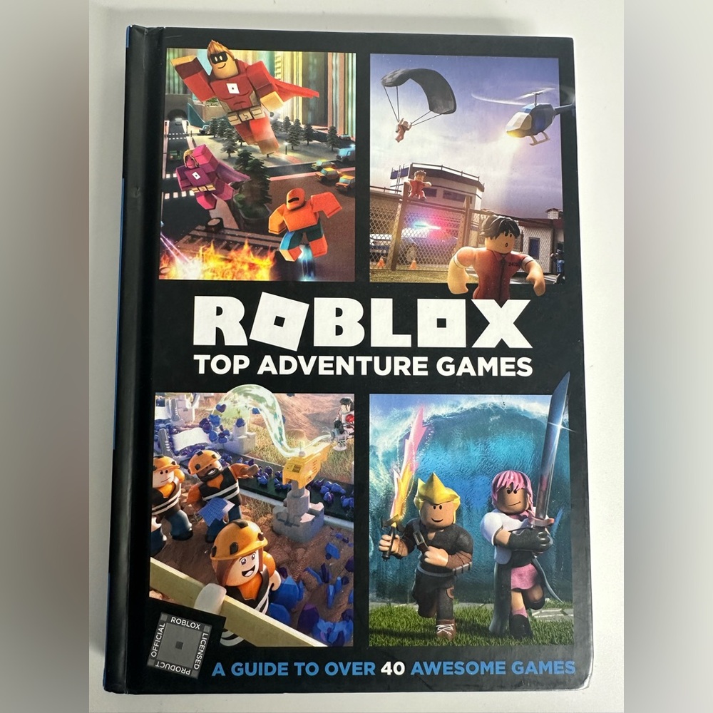 Roblox Top Adventure Games Hardcover Official Guide Book